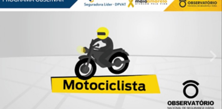 Momento Segurança no Trânsito dá dicas a motociclistas